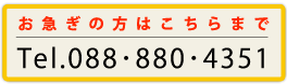 お急ぎの方はこちらまで 高知市観光振興課<br />
Tel.088・823・9457